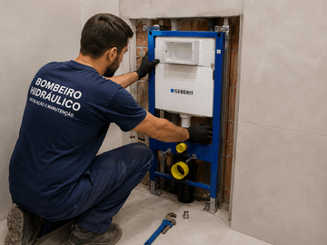 Descarga com Caixa Embutida